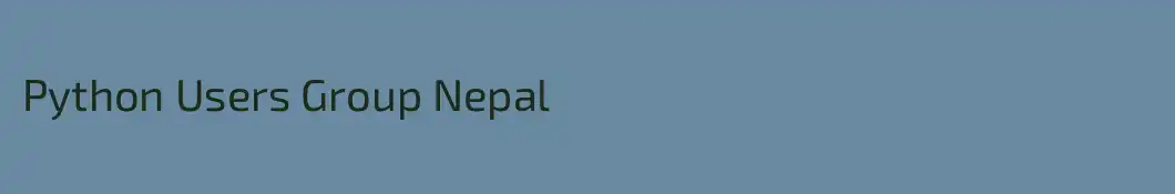 Python Users Group Nepal